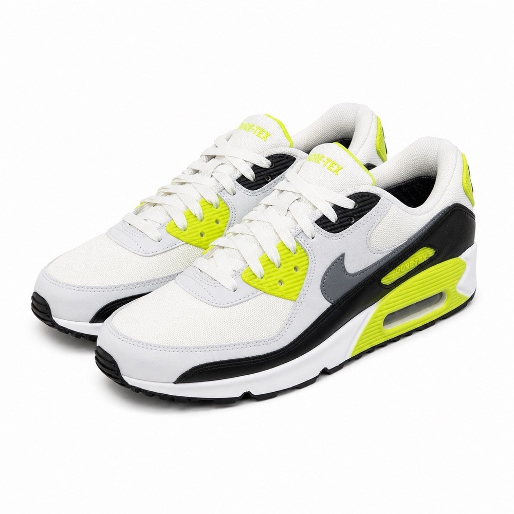 Nike Air Max 90 GTX Gore-Tex Summit White Volt Cool Grey FD5810-102 Men's 9